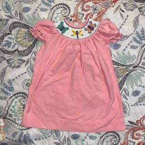 Baby girl smocked dress. 12 months